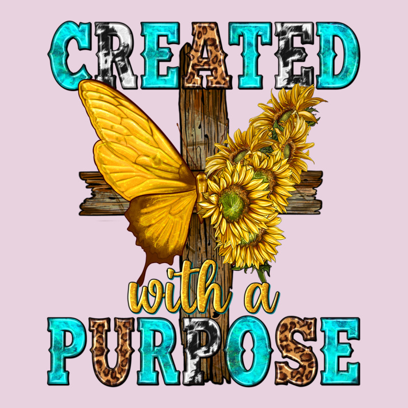 Created With A Purpose Ladies Tee by texasbilliewilder | Teevron