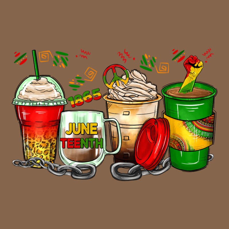 Juneteenth Coffee Cups Premium Tee by Zillion Design Studio | Teevron