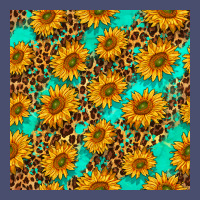 Sunflowers And Leopard Western Seamless Pattern Vintage Tee | Teevron