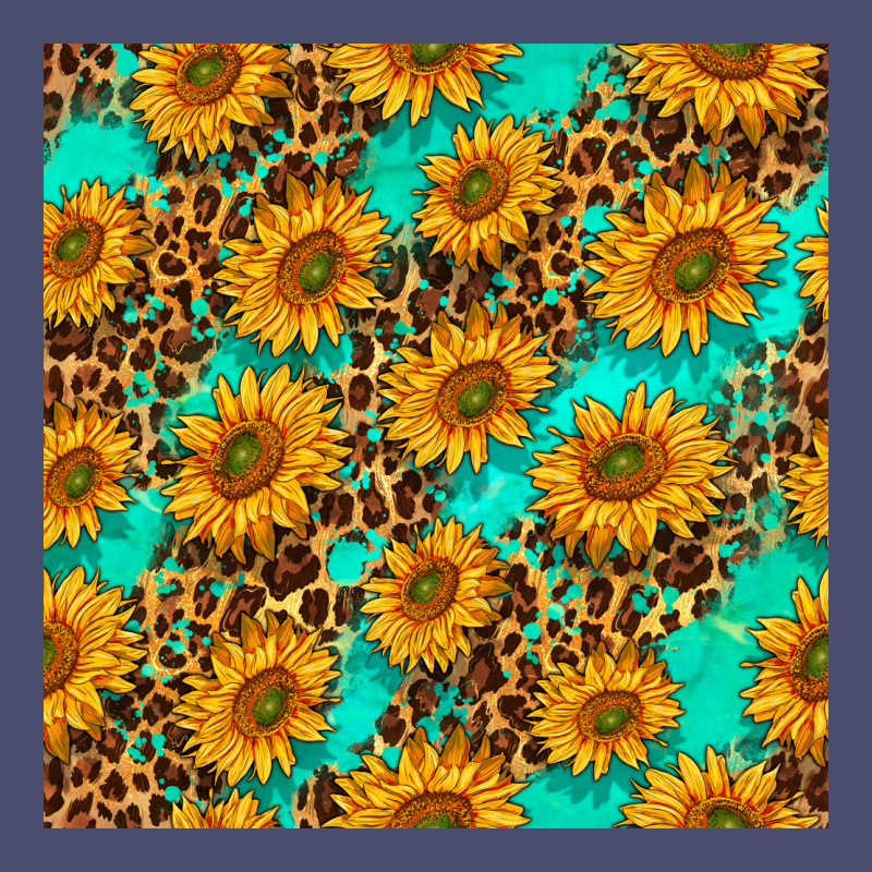Sunflowers And Leopard Western Seamless Pattern Vintage Tee by BundleAndBundleShop | Teevron