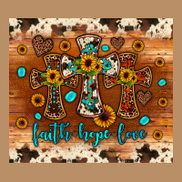 Faith Hope Love Cross Vintage Hoodie | Teevron