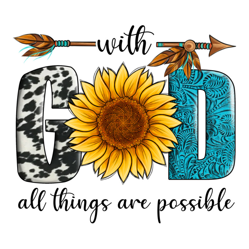 With God All Things Are Possible Urban Heavy Tee by Artiststas | Teevron