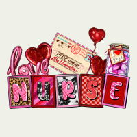 Valentines Day Nurse Urban Heavy Tee | Teevron