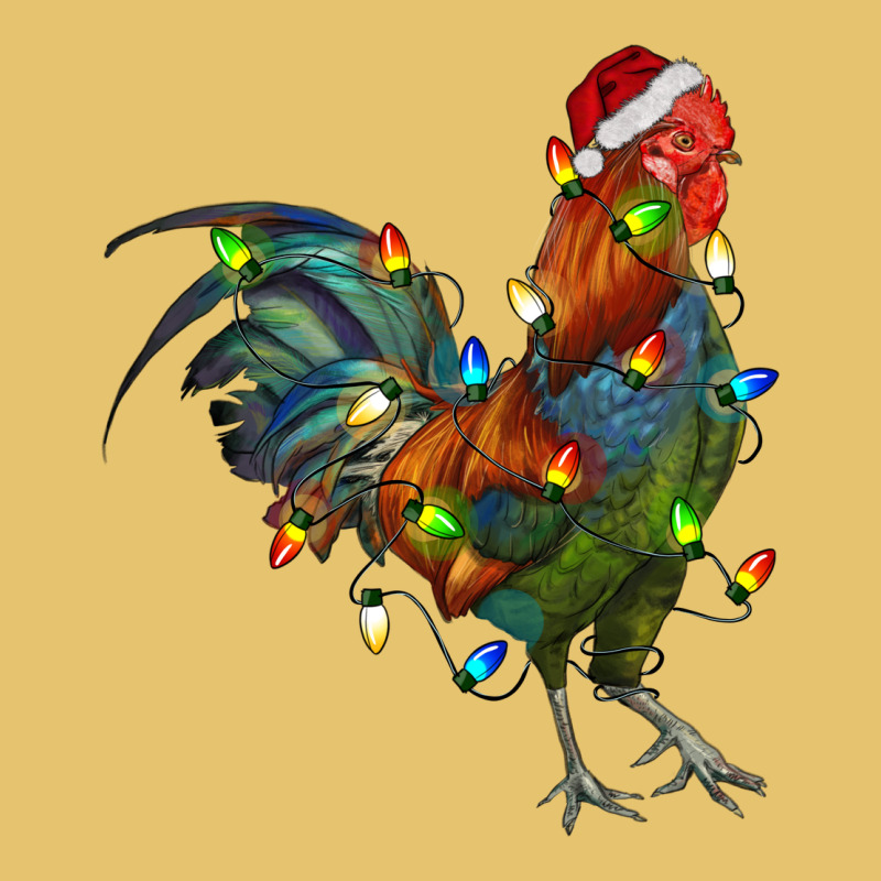 Christmas Lights Rooster Premium Sweatshirt by RanaPortraitStore | Teevron
