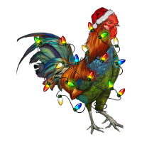 Christmas Lights Rooster | Teevron