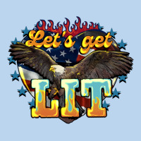 Lets Get Lit America Eagle Classic Tee | Teevron