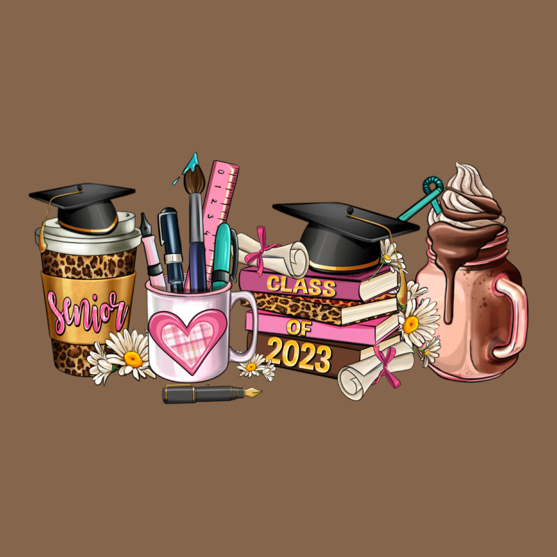 Senior 2023 Graduation Coffee Cups Premium Tee by AdoDesignShop | Teevron