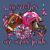 In October We Wear Pink Football Vintage Hoodie | Teevron