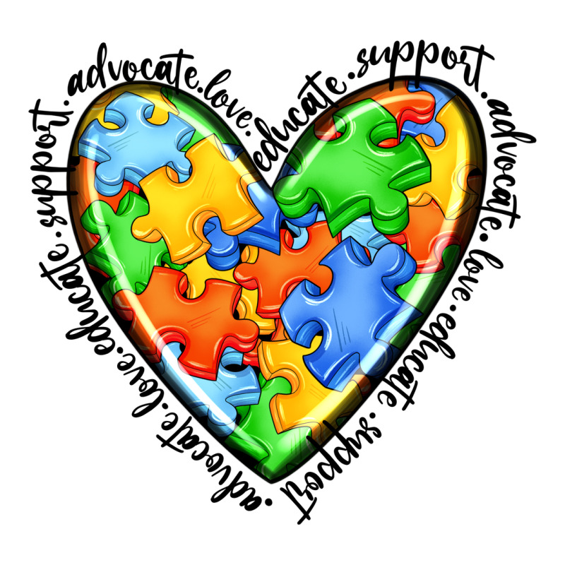 Autism Heart Long Sleeve Tee by JahusDesignShop | Teevron