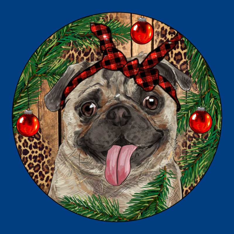 Christmas Pug With Leopard Premium Sweatshirt by RanaPortraitStore | Teevron