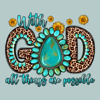 With God All Things Are Possible Gemstone Heavy Core Tee | Teevron