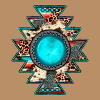 Aztec Leopard Turquoise Gemstone Vintage Hoodie | Teevron