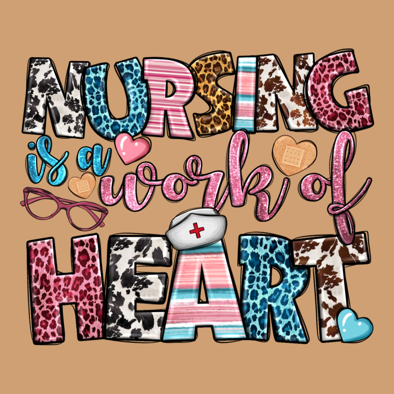 Nursing Is A Work Of Heart Vintage Tee by BundleAndBundleShop | Teevron