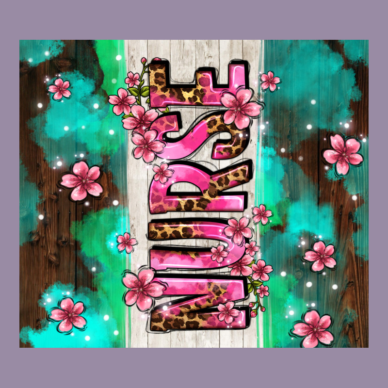 Pink Floral Nurse With Flowers Classic Tee by AdoDesignShop | Teevron