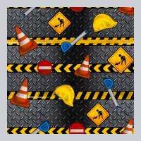 Construction Signs Seamless Pattern Heavyweight Sweatshirt | Teevron
