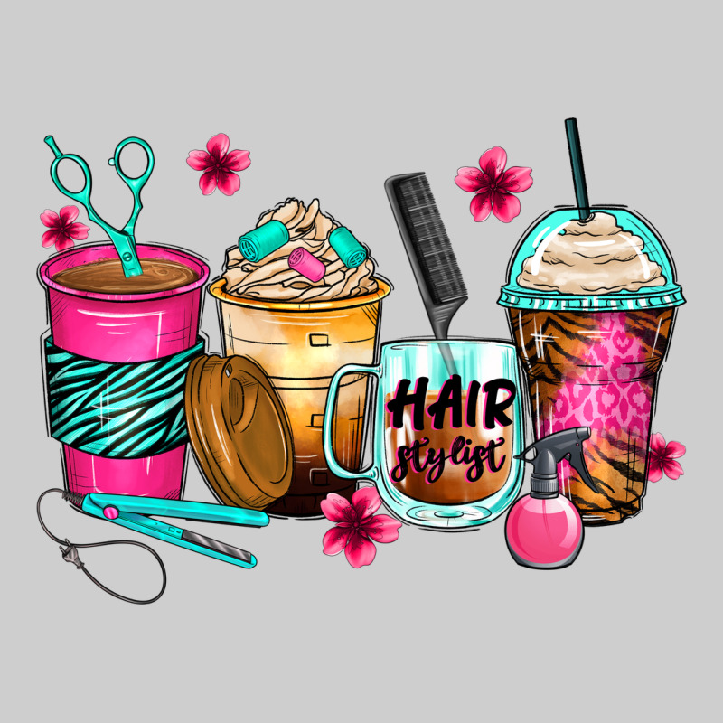 Hairstylist Coffee Cups Premium Tee by Zillion Design Studio | Teevron