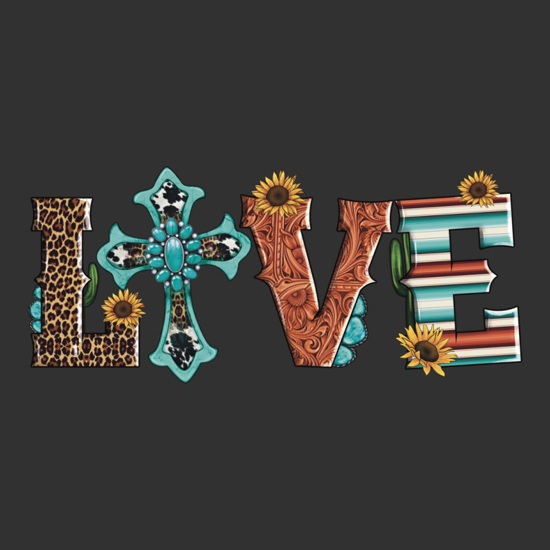 Western Love With Cross Urban Heavy Tee by Artiststas | Teevron