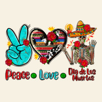 Peace Love Dia De Los Muertos Vintage Tee | Teevron