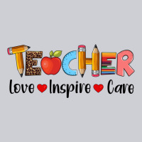 Teacher Love Inspıre Care Wıth  And Pen Heavyweight Sweatshirt | Teevron