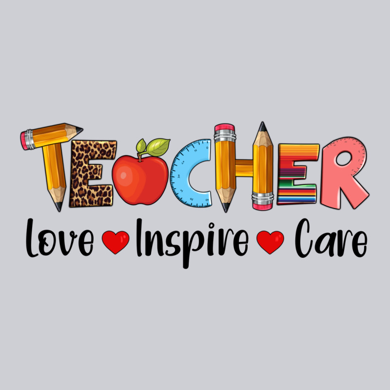 Teacher Love Inspıre Care Wıth  And Pen Heavyweight Sweatshirt by Artiststas | Teevron