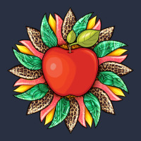 Teacher Apple And Sunflower With Leopard And Tooled Leather Heavyweight Sweatshirt | Teevron