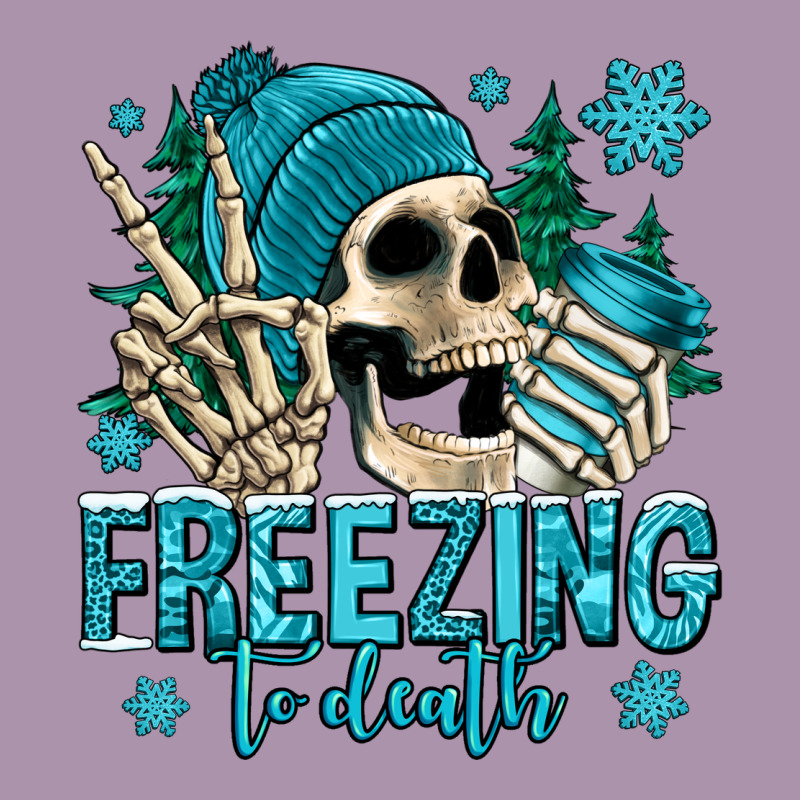 Freezing To Death Winter Skull Heavyweight Hoodie by Jasminsmagicworld | Teevron