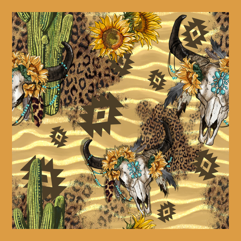 Aztec Bull Skull Urban Heavy Tee by BundleAndBundleShop | Teevron