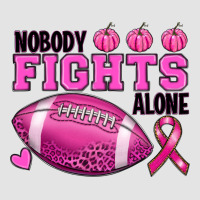 Nobody Fights Alone Breast Cancer Premium Sweatshirt | Teevron