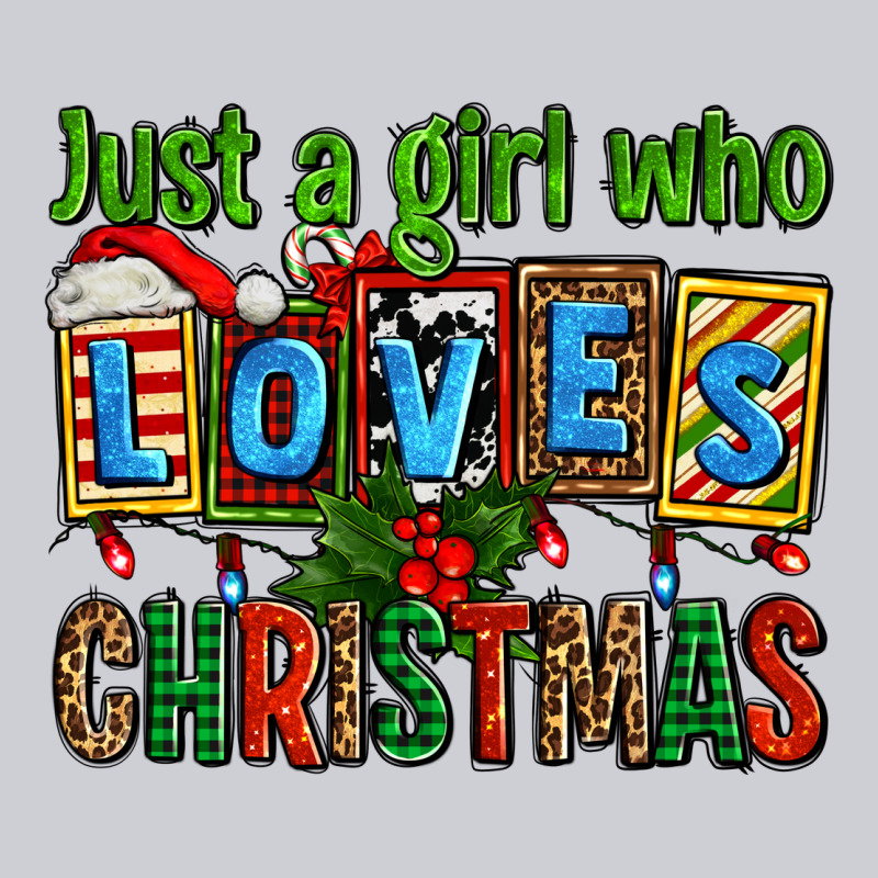 Just A Girl Who Loves Christmas Classic Tee by AdoDesignShop | Teevron