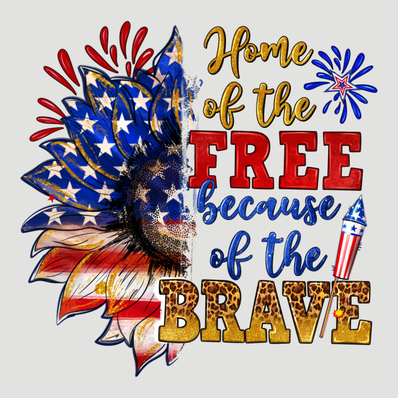 Home Of The Free Because Of The Brave Classic Tee by NancyCooperArtShop | Teevron