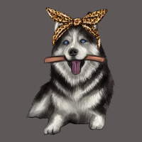 Alaskan Husky With Bandeau Premium Hoodie | Teevron