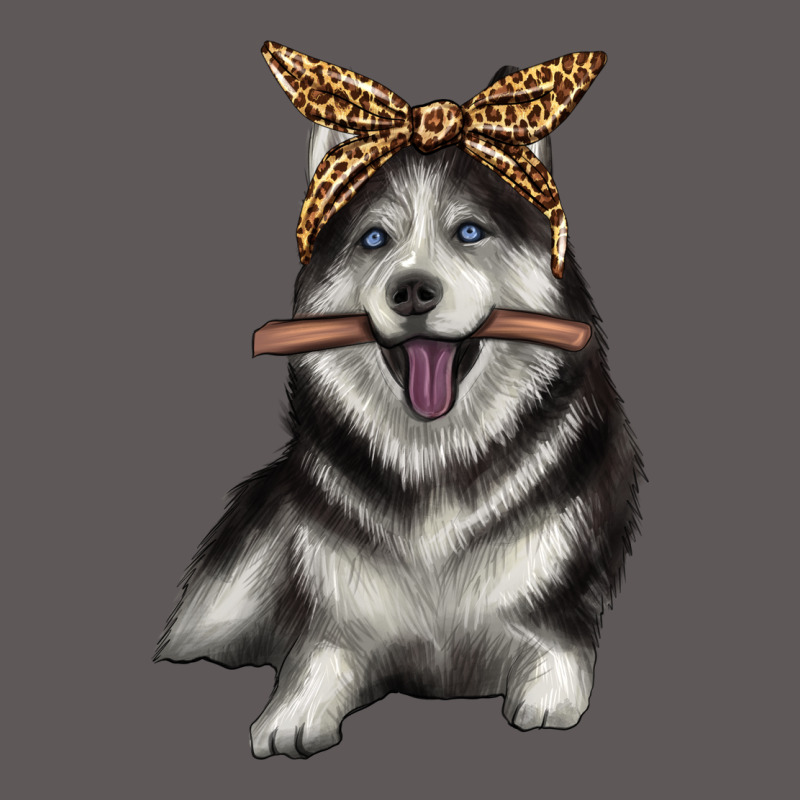 Alaskan Husky With Bandeau Premium Hoodie by texasbilliewilder | Teevron