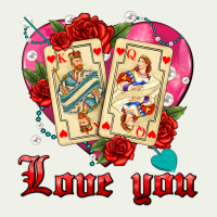 Love You Playing Cards Roses And Pearls Urban Heavy Tee | Teevron