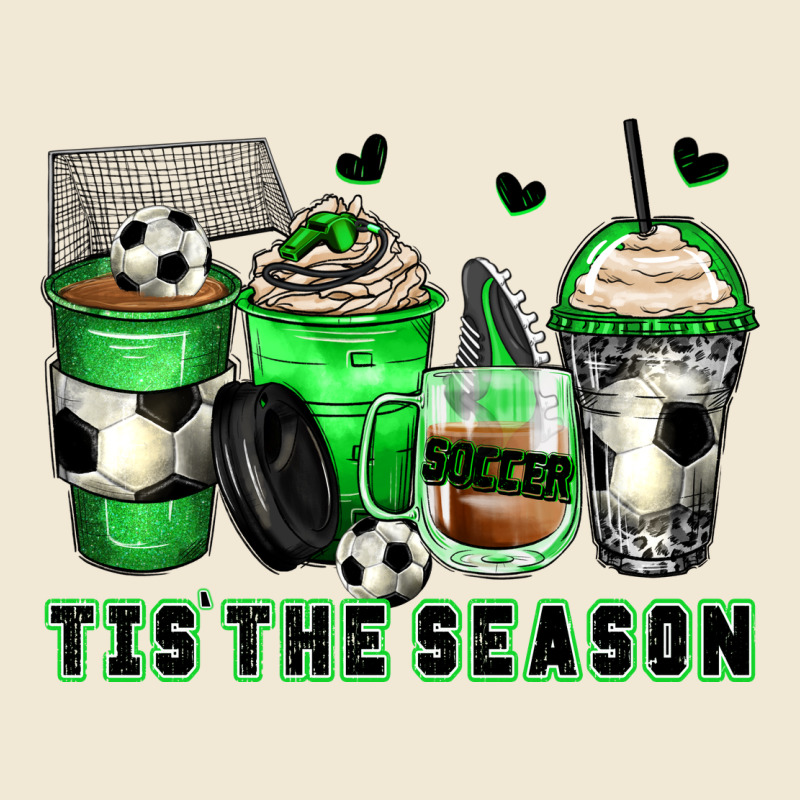Tis' The Season Soccer Coffee Cups Premium Tee by Zillion Design Studio | Teevron