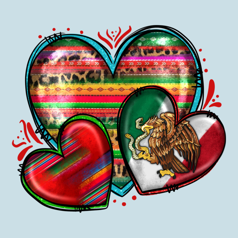 Mexican Hearts Ladies Tee by Zillion Design Studio | Teevron