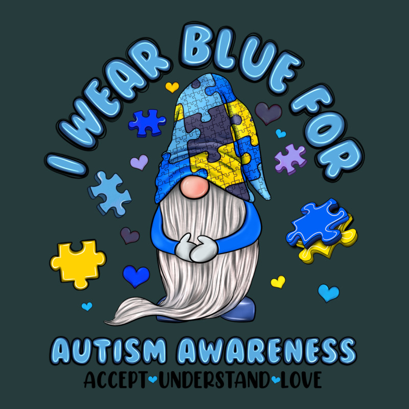 I Wear Blue For Autism Awareness Premium Hoodie by JahusDesignShop | Teevron