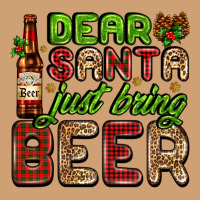 Dear Santa Just Bring A Beer With A Beer Bottle Vintage Tee | Teevron