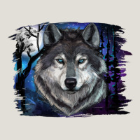 Wolf And Full Moon Heavy Core Tee | Teevron