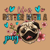 Life Is Better With A Pug Vintage Tee | Teevron