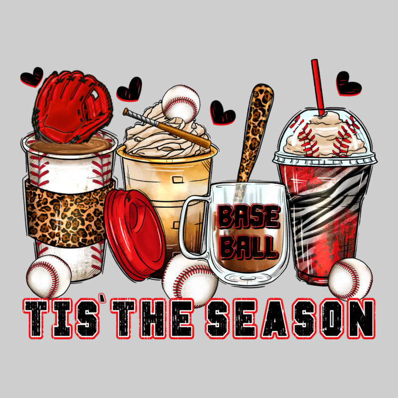 Tis' The Season Baseball Coffee Cups Premium Tee by Zillion Design Studio | Teevron