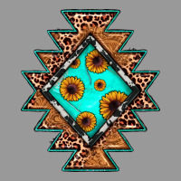 Aztec Leopard Turquoise Sunflower Vintage Hoodie | Teevron