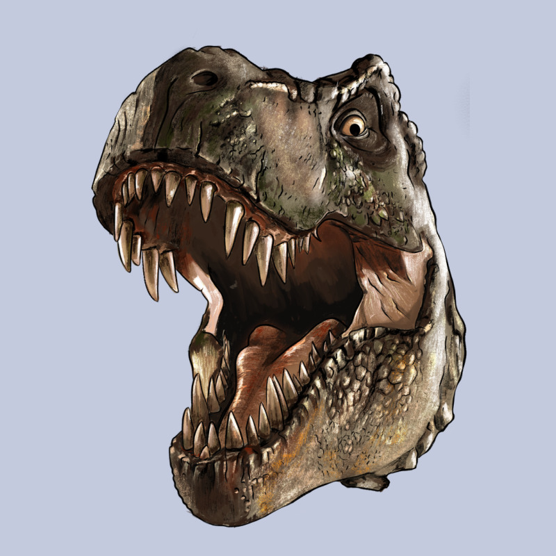 Tyrannosaurus T Rex Face Long Sleeve Tee by LillyAllenDesigns | Teevron