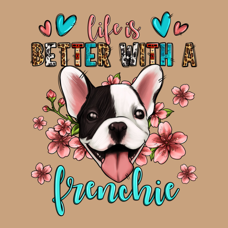 Life Is Better With A Frenchie Vintage Tee by Jasminsmagicworld | Teevron
