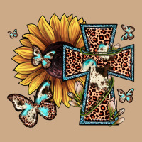 Leopard Cross Sunflower Butterfly Vintage Hoodie | Teevron