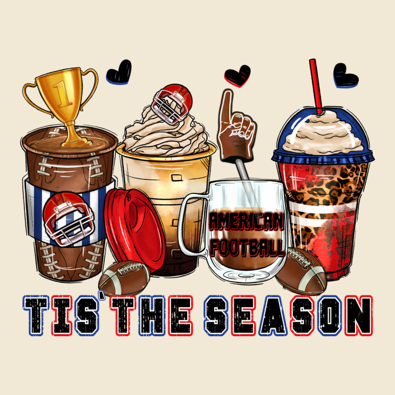 Tis' The Season American Football Coffee Cups Premium Tee by Zillion Design Studio | Teevron