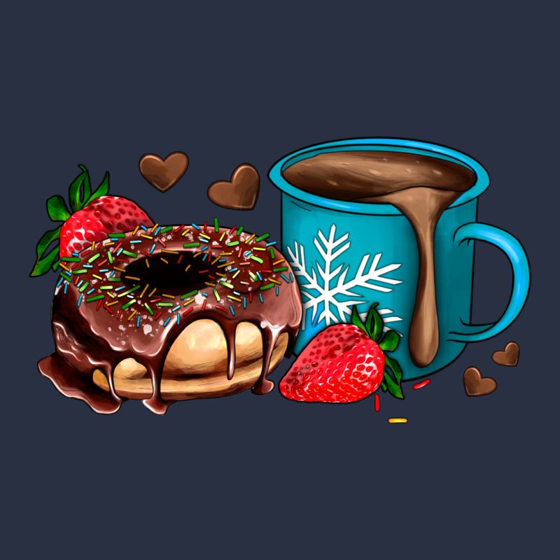 Donut Coffee Strawberry Heavyweight Sweatshirt by AdoDesignShop | Teevron