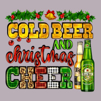Cold Beer And Christmas Cheer With Beer Bottles Vintage Tee | Teevron