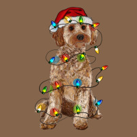 Cockapoo With Christmas Lights Premium Tee | Teevron