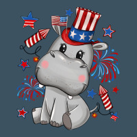 Fourth Of July Hippopotamus Urban Hoodie | Teevron