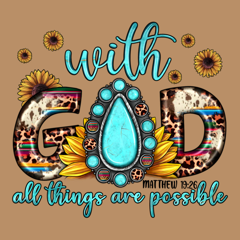 With God All Things Are Possible Matthew 19 26 Vintage Hoodie by JahusDesignShop | Teevron